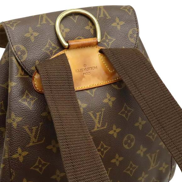 LOUIS VUITTON Authentic Brown Monogram Backpack - Picture 5 of 10